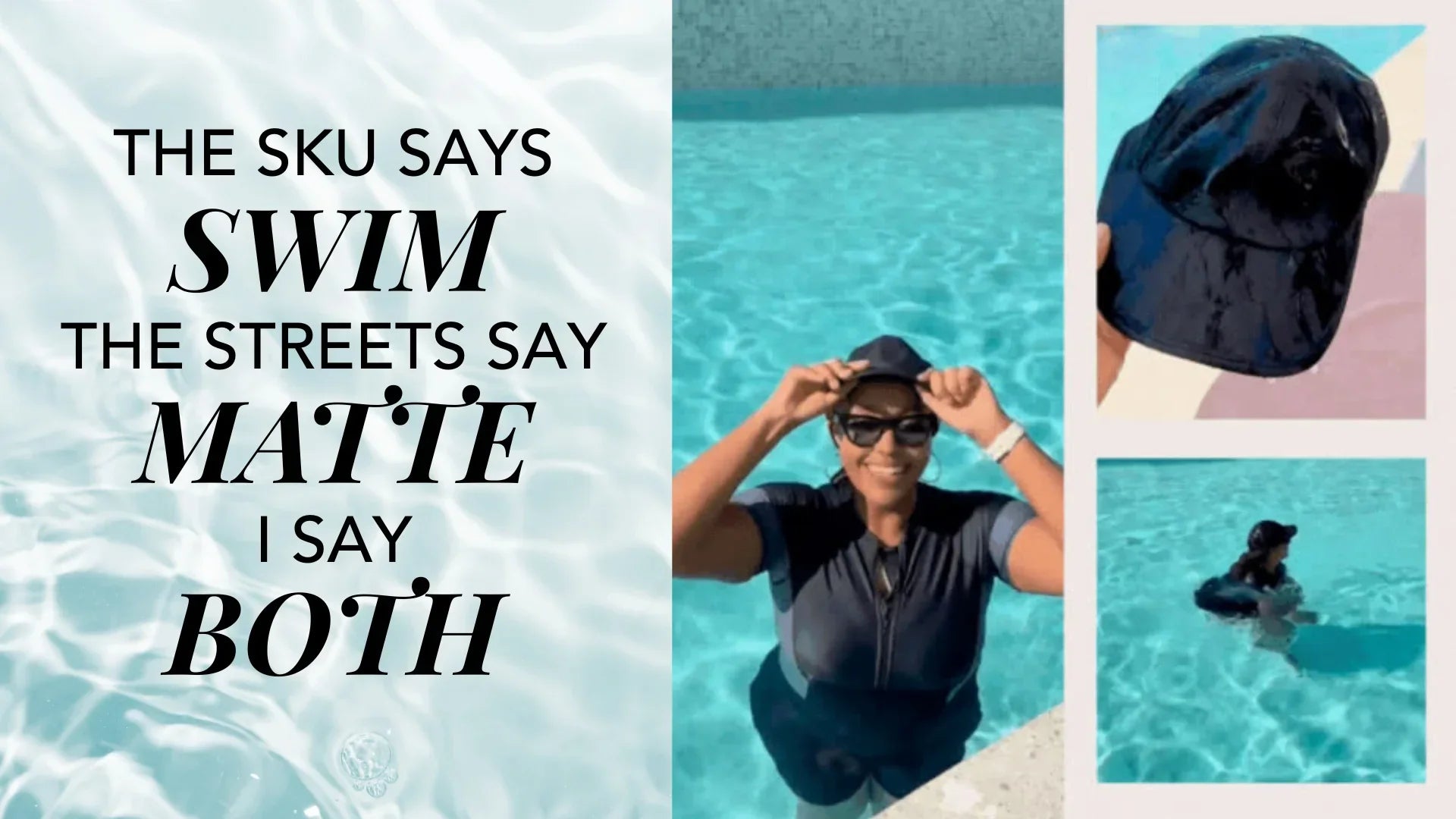 Founder Friday: This isn’t a swim cap… but it kinda is 💦 The SKU says swim