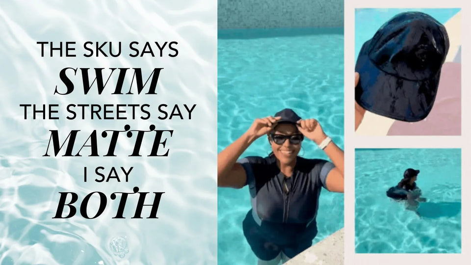 Founder Friday: This isn’t a swim cap… but it kinda is 💦 The SKU says swim