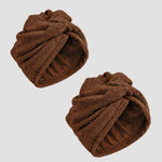 Hairbrella 2-in-1 Satin Twist Towel Turban, Bundle (2)