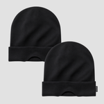Nap Cap™ Travel — Modal Travel Beanie with Hidden Eye Mask & Satin Lining, Bundle 2