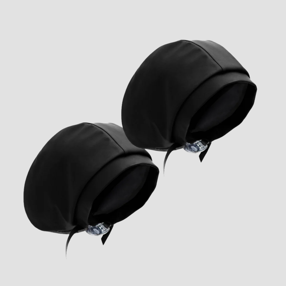 Hairbrella Satin-Lined Waterproof, Adjustable Swim Cap, Bundle (2)