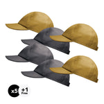 Hairbrella Satin-Lined, Waterproof Baseball Cap Gifting Bundle (Buy 5, Get 1 Free)