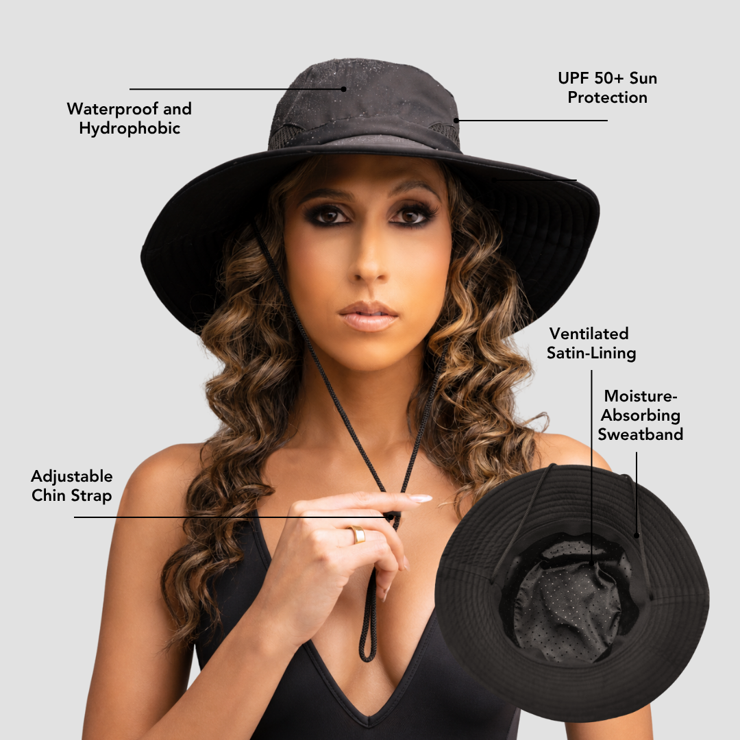 Satin-Lined, Waterproof Sun Hat