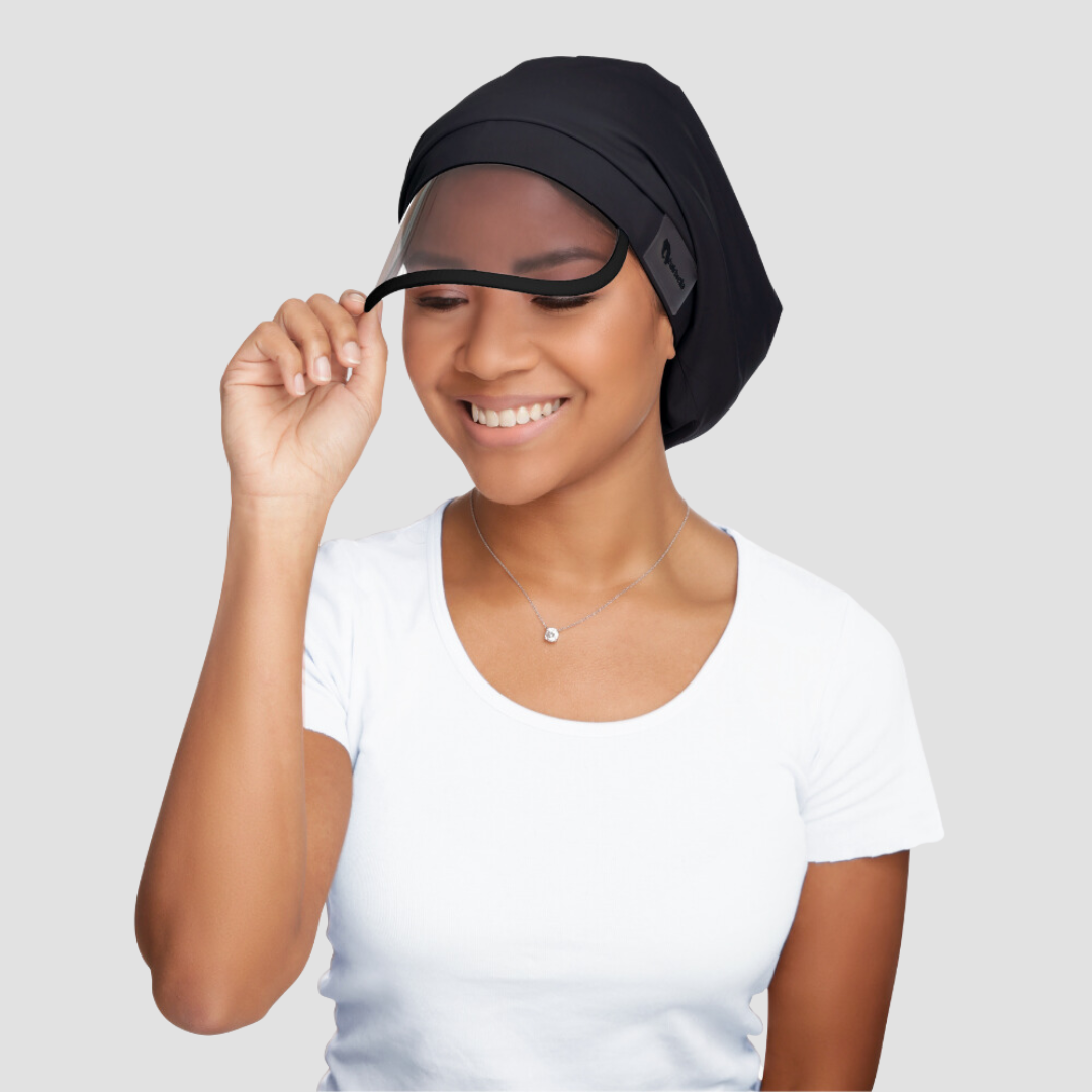 Hairbrella Satin-Lined, Waterproof Rain Hat