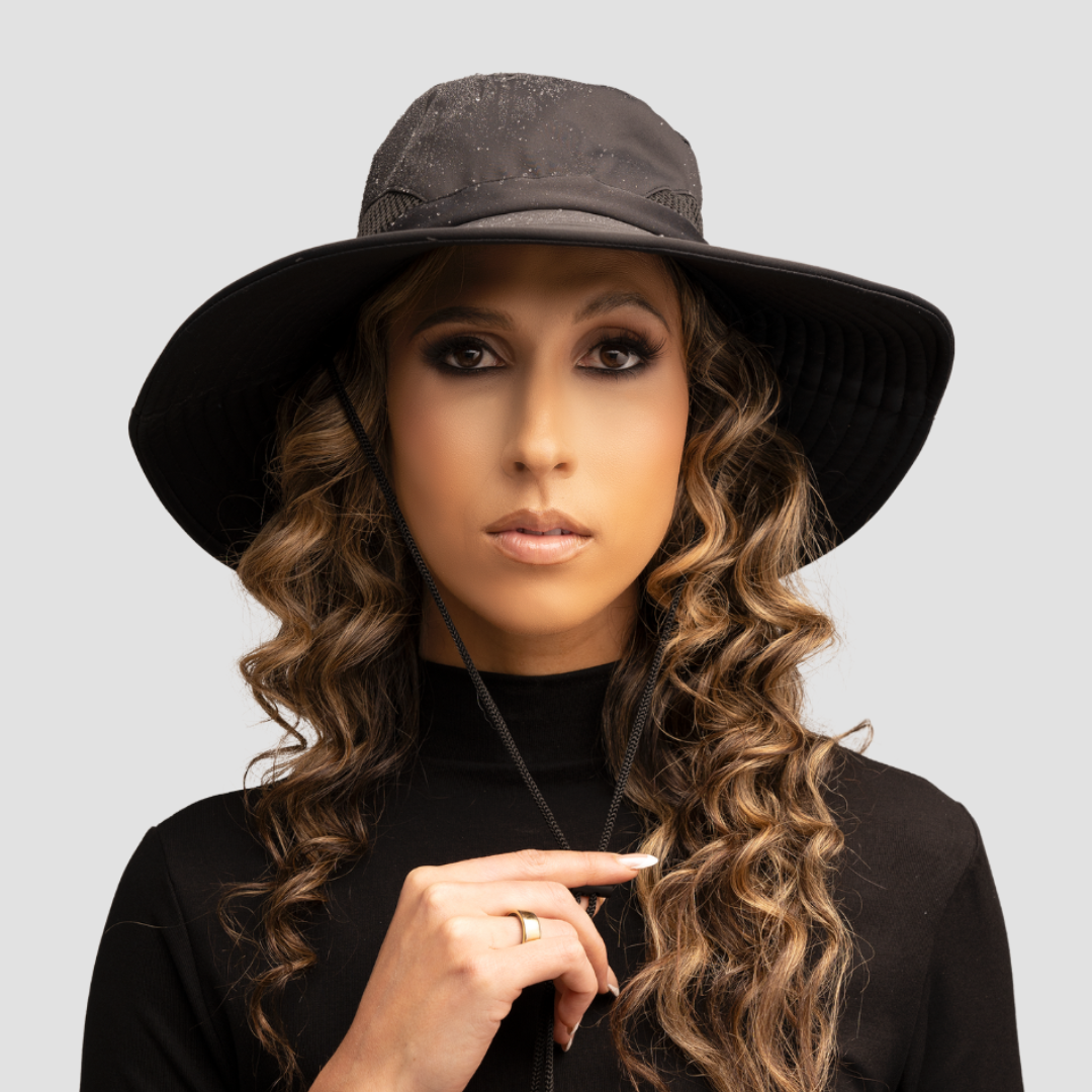 Satin-Lined, Waterproof Hiking Sun Hat