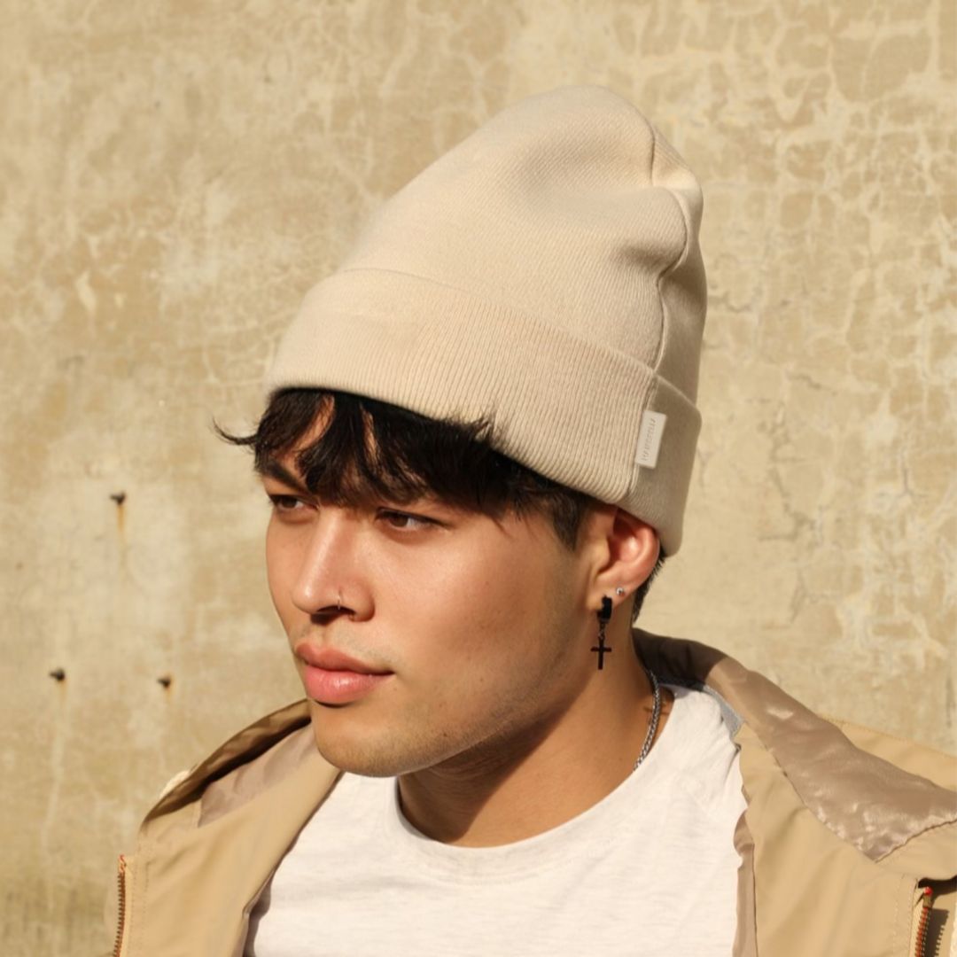 Satin-Lined, Waterproof, Men's Cuffed Beanie