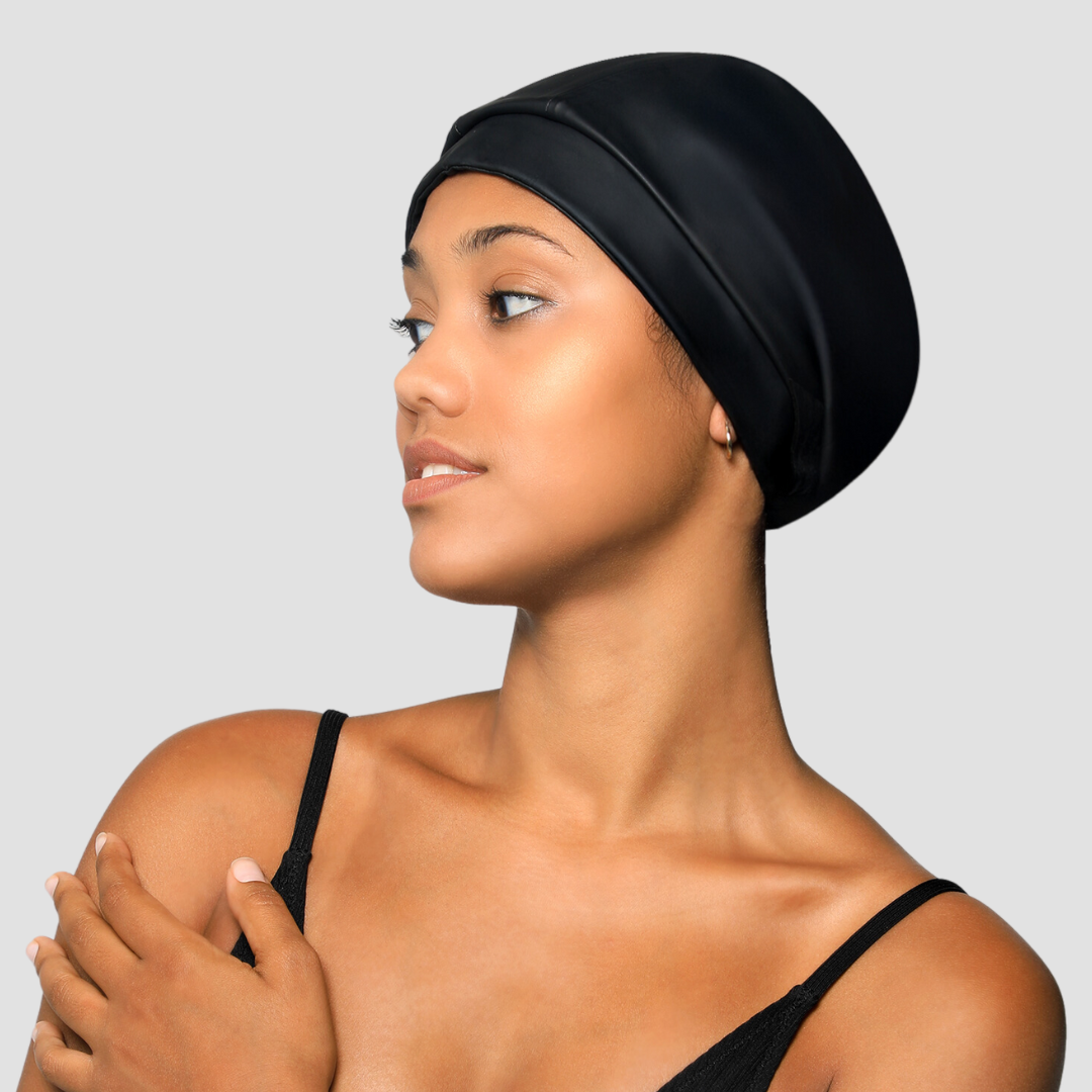 Hairbrella Waterproof, Satin-Lined, Adjustable Sport Swim Cap