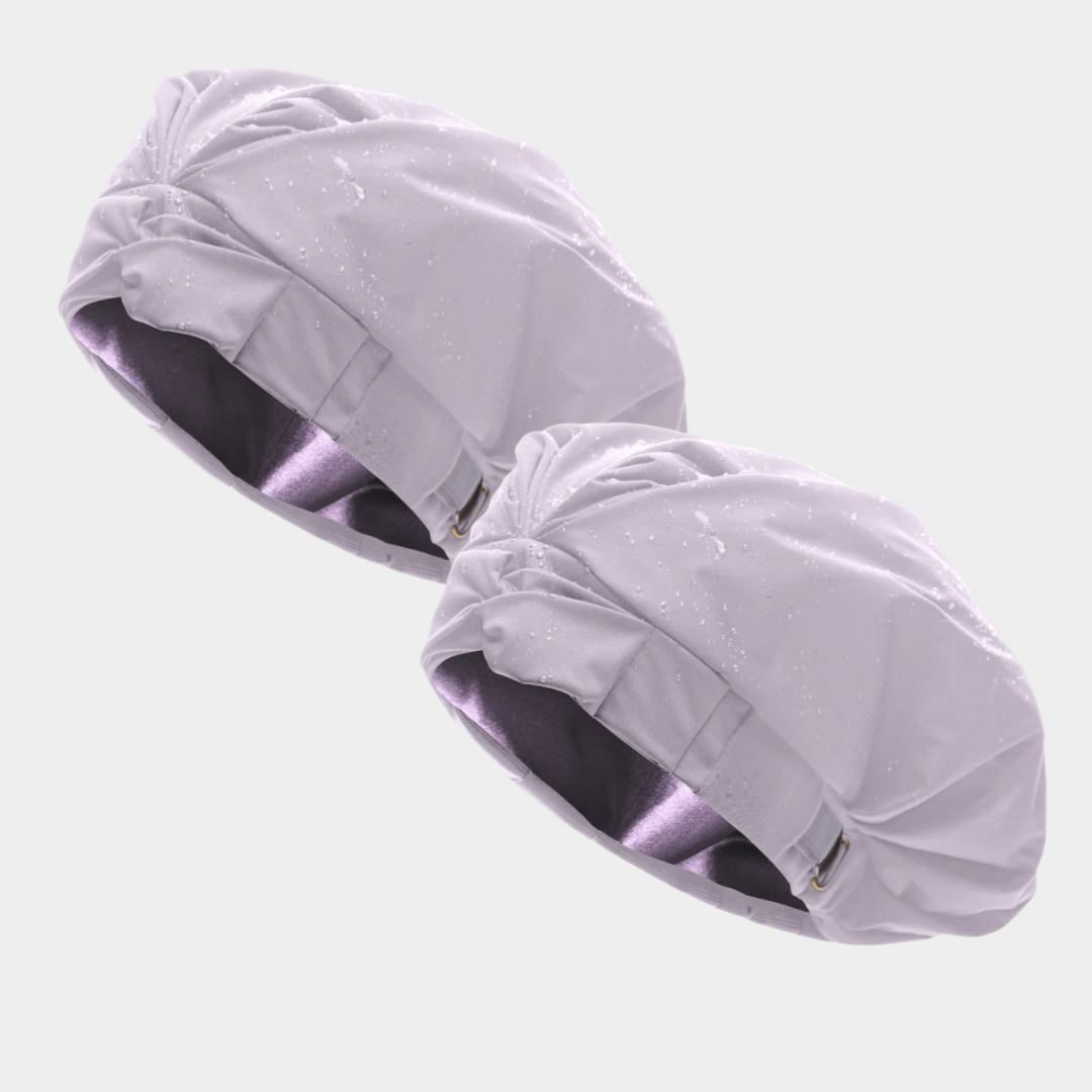 Hairbrella Satin-Lined Kids' Shower Cap Bundle (2)