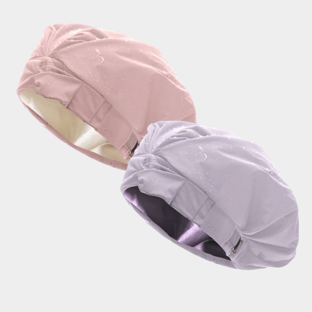 Hairbrella Satin-Lined Kids' Shower Cap Bundle (2)